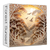 Bosque Sunset Jigsaw Puzzle 1000 piezas